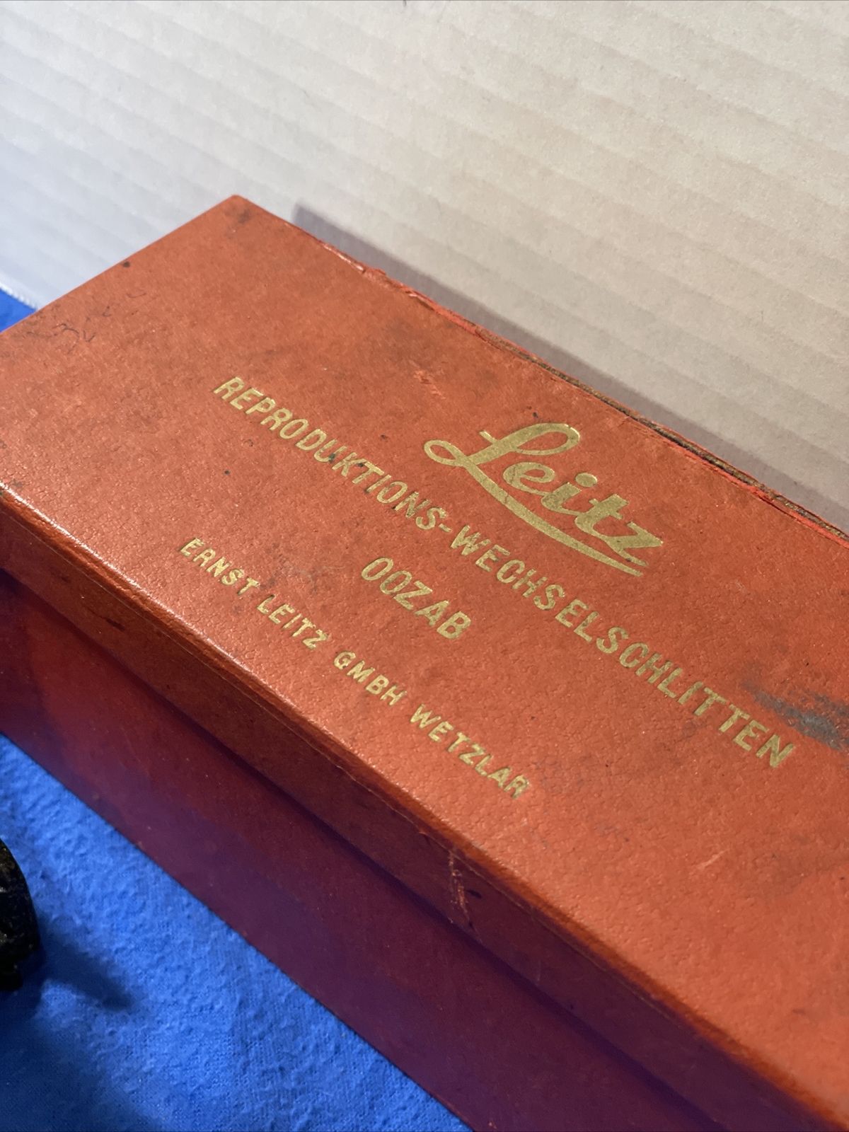 Leitz OOZAB 00ZAB Focusing Stage Old Type w Box Germany