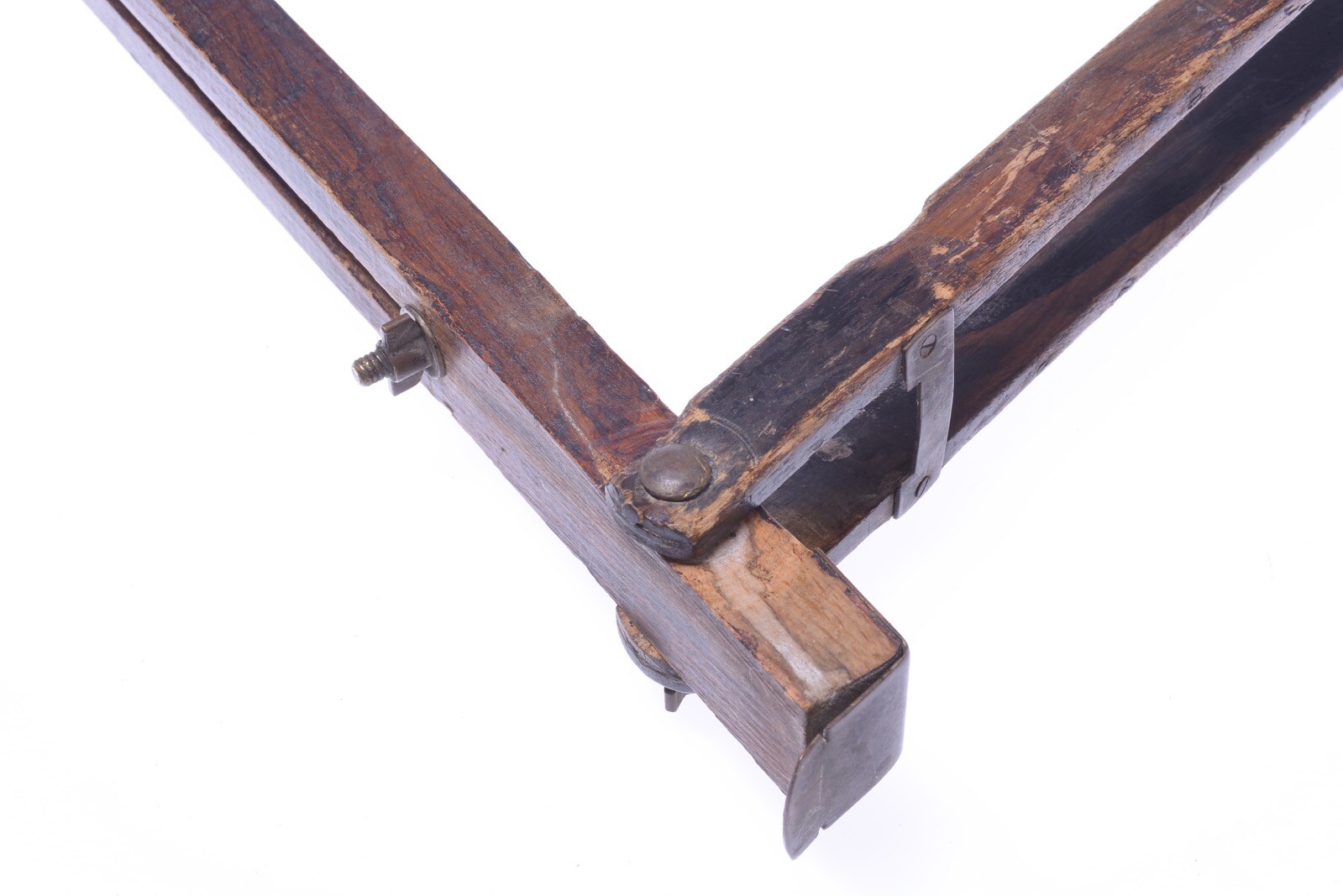 ✅ ANTIQUE WOOD TRIPOD 140CM 55.11″ GLASS PLATE LARGE FORMAT FIELD CAMERA