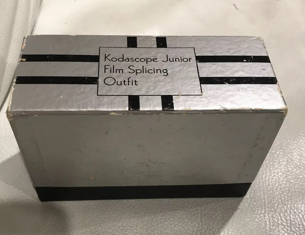VINTAGE KODAK KODASCOPE JUNIOR FILM SPLICING OUTFIT IN BOX