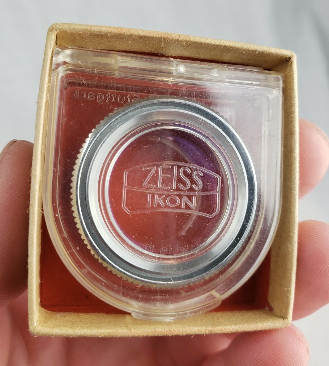 Vintage Zeiss Ikon A G Stuttgart Vorsatzlinse Proxar Lens Germany Mint In Box