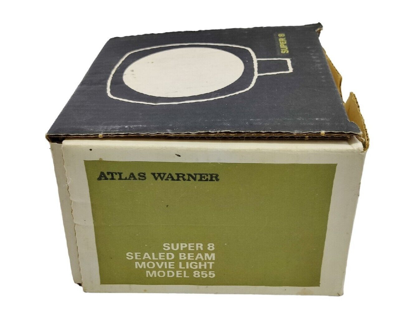 Vintage Atlas Warner Super 8 Sealed Beam Movie Light Model 855 Works