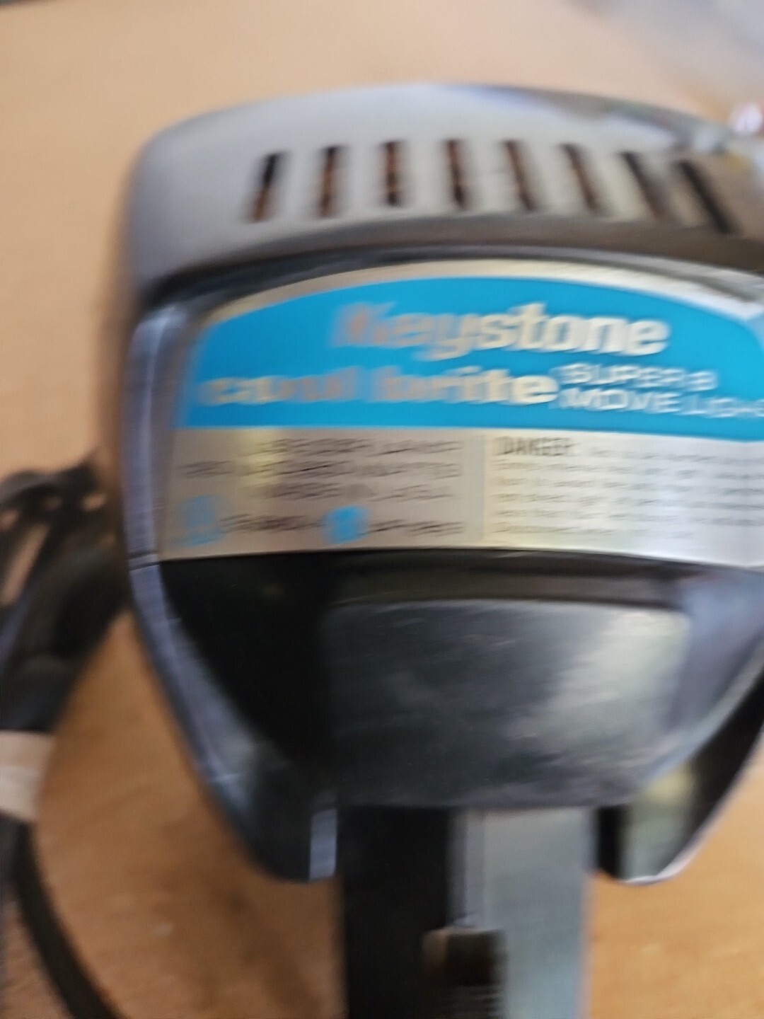 Vintage Keystone Cool Brite Super 8 Movie Light, Model: E-36487-4, Tested & Work