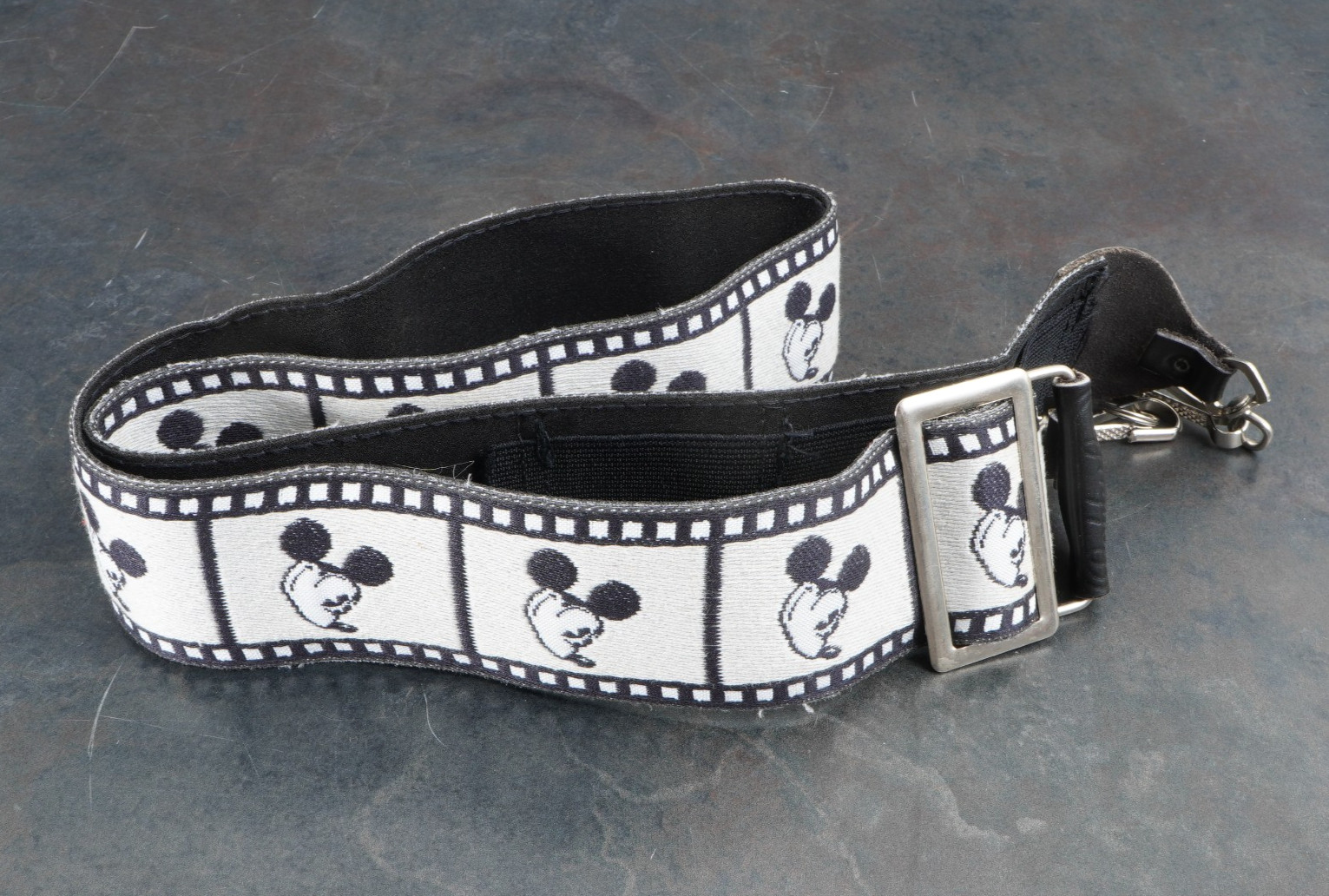 -Vintage 1980s Walt Disney Productions Mickey Mouse Film Strip Camera Strap
