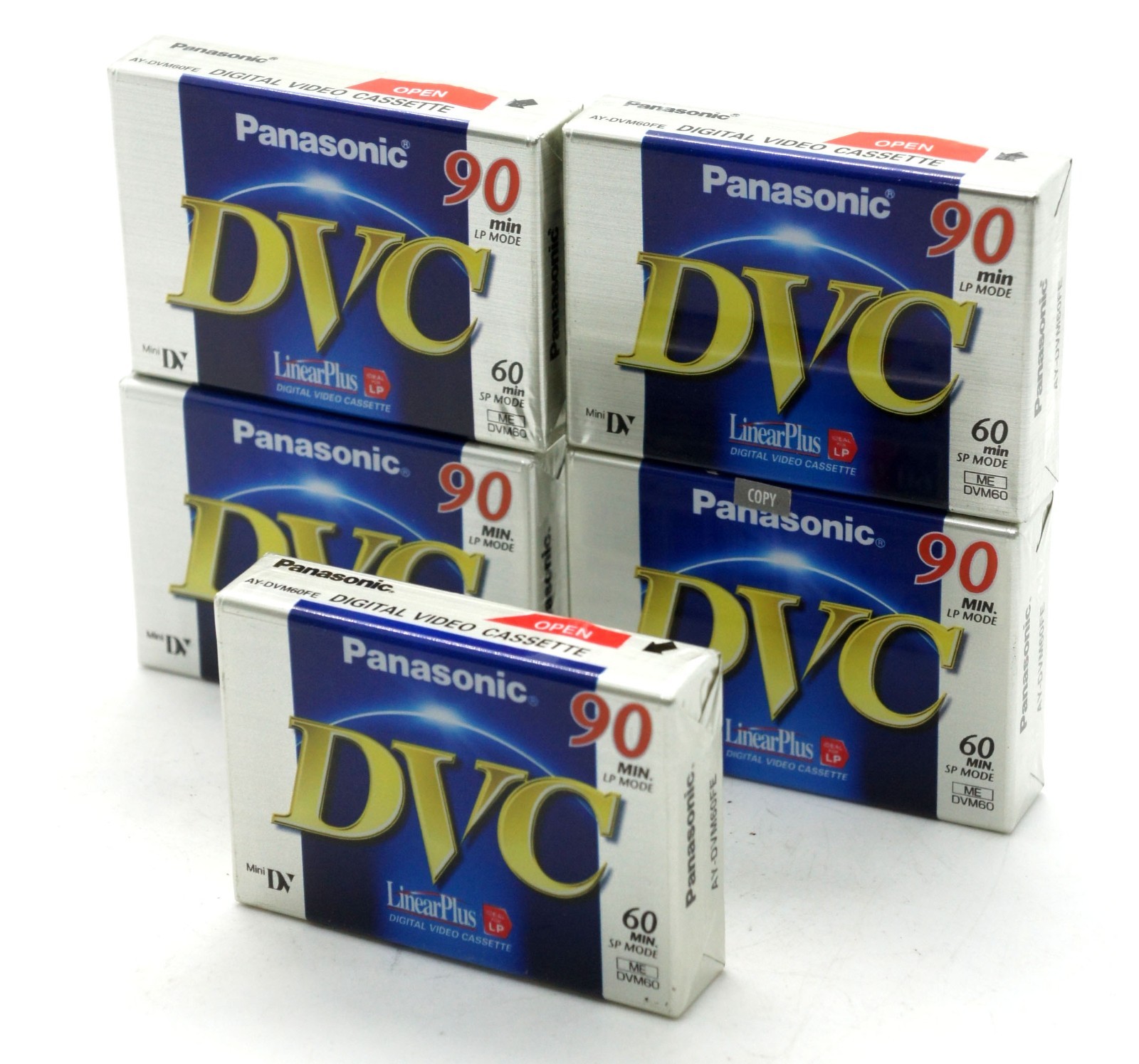 1 PCS Sealed Panasonic Mini DV Digital Video Cassette DVC 90Min LP Mode 60min SP