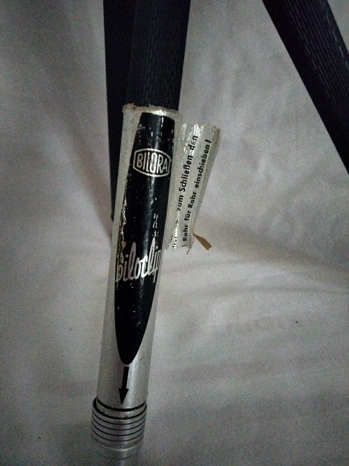 Vintage Bilora Telescoping Metal Tripod