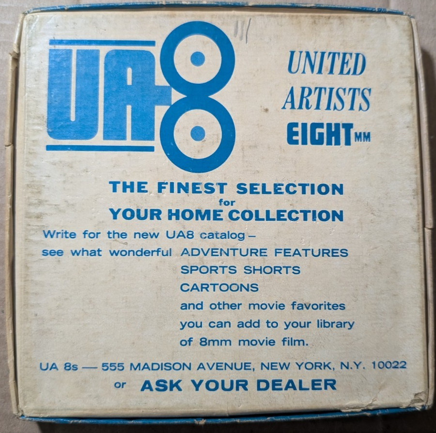 Super 8 Destination Tokyo With Cary Grant , 8mm United Artists Eight
