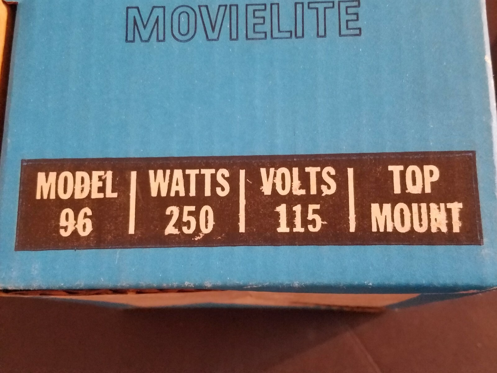 TESTED GOOD Vintage Acme-Lite Sealed Beam Movielite Model 96 250 Watts 115 Volts
