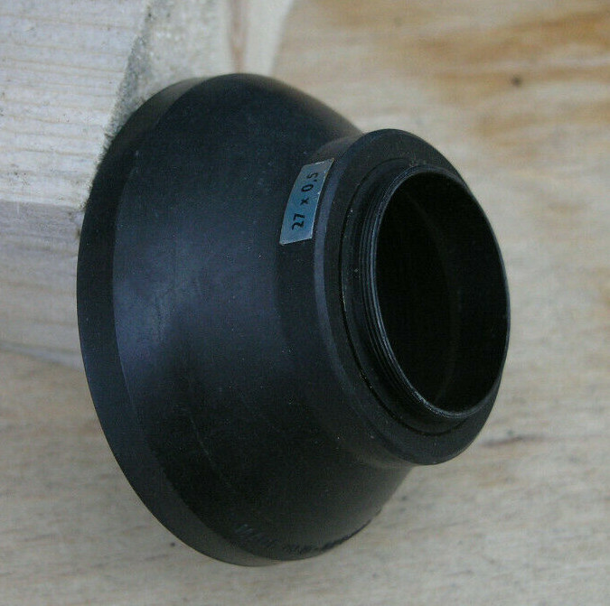 rubber E27 27mm screw in contaflex zeiss fit lens hood shade