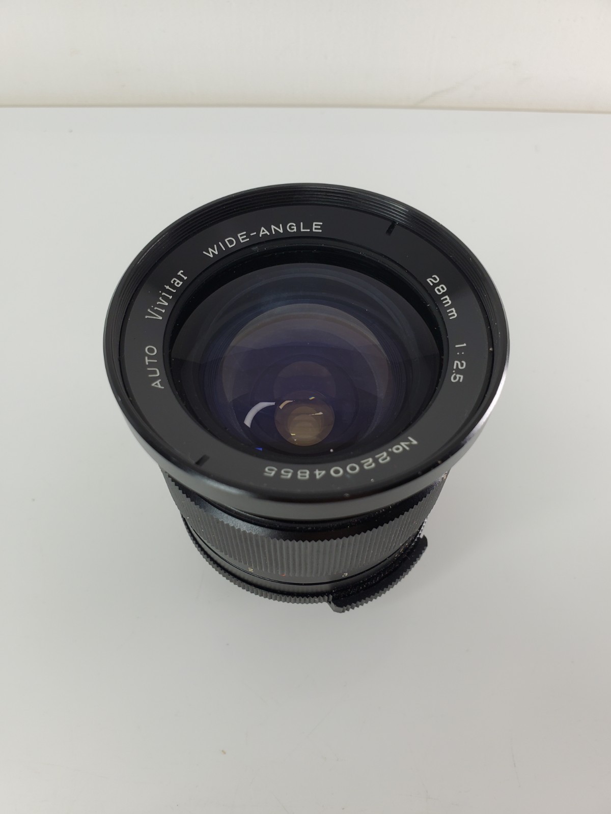 Auto Vivitar 28mm f2.5 Wide Angle Lens in Nikon Non-AI Mount