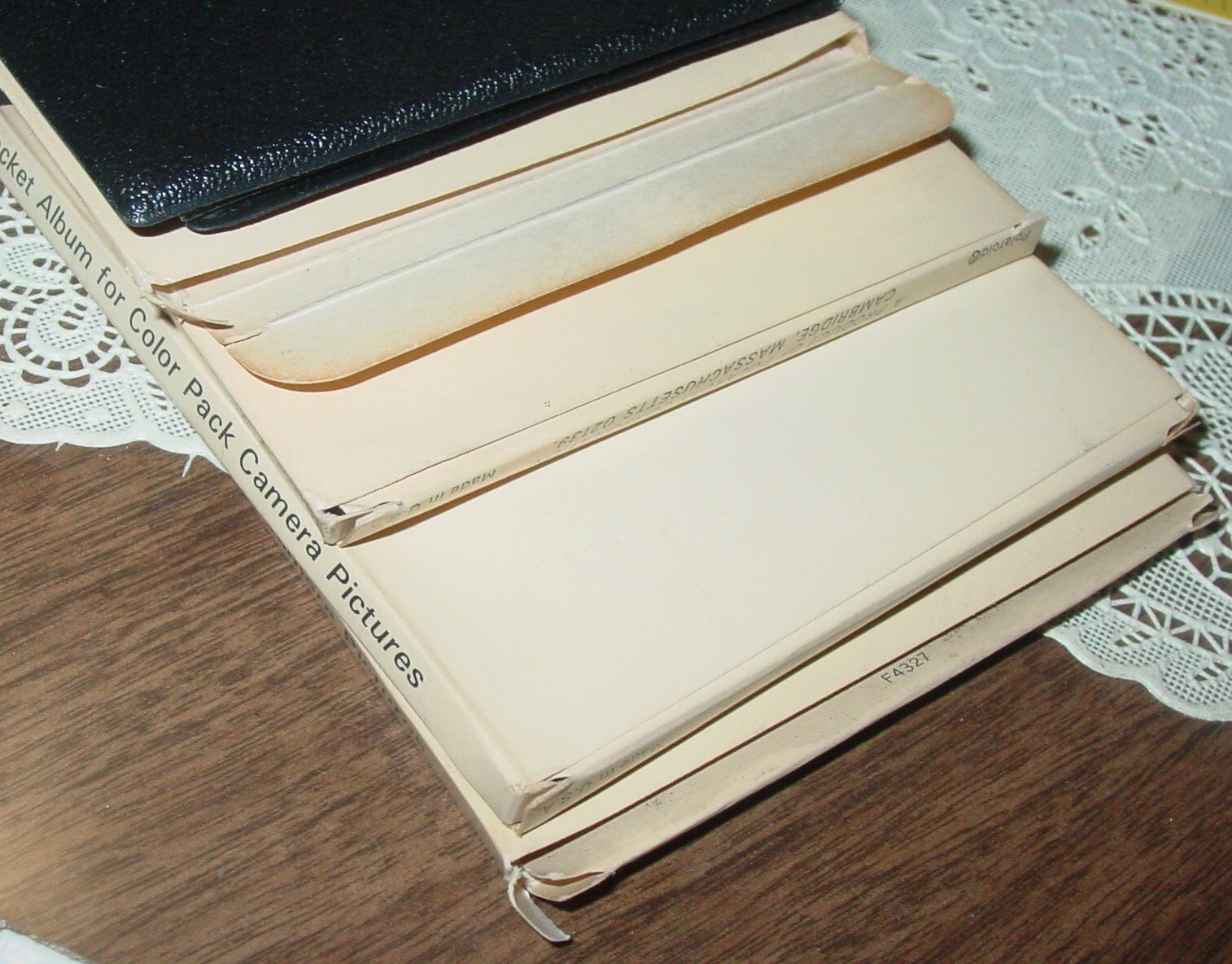 4 Vintage Polaroid Print Pocket Picture Albums #17 Instant Camera Photos NOS Lot