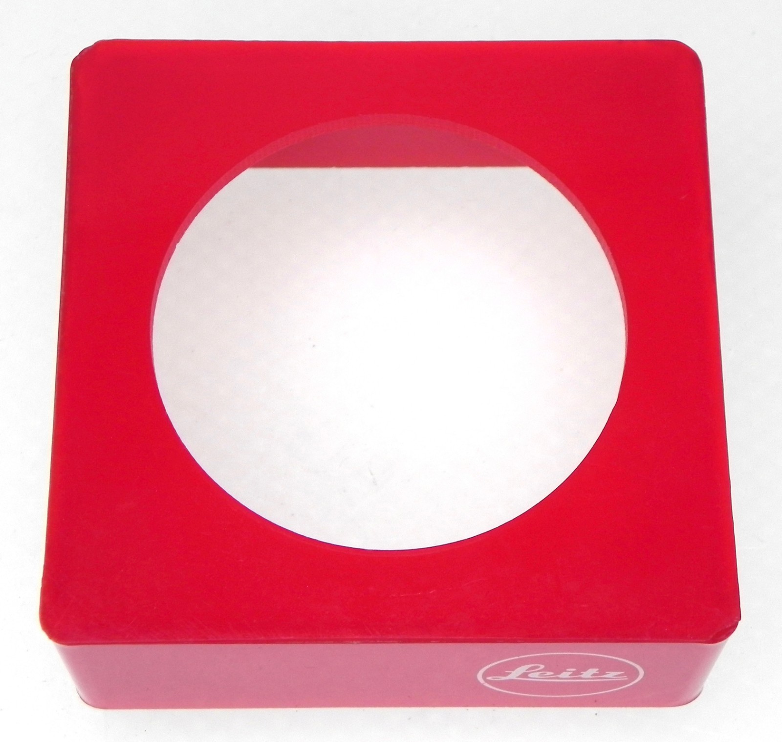 Vintage Thin Red Leica R Lens Display Stand #1