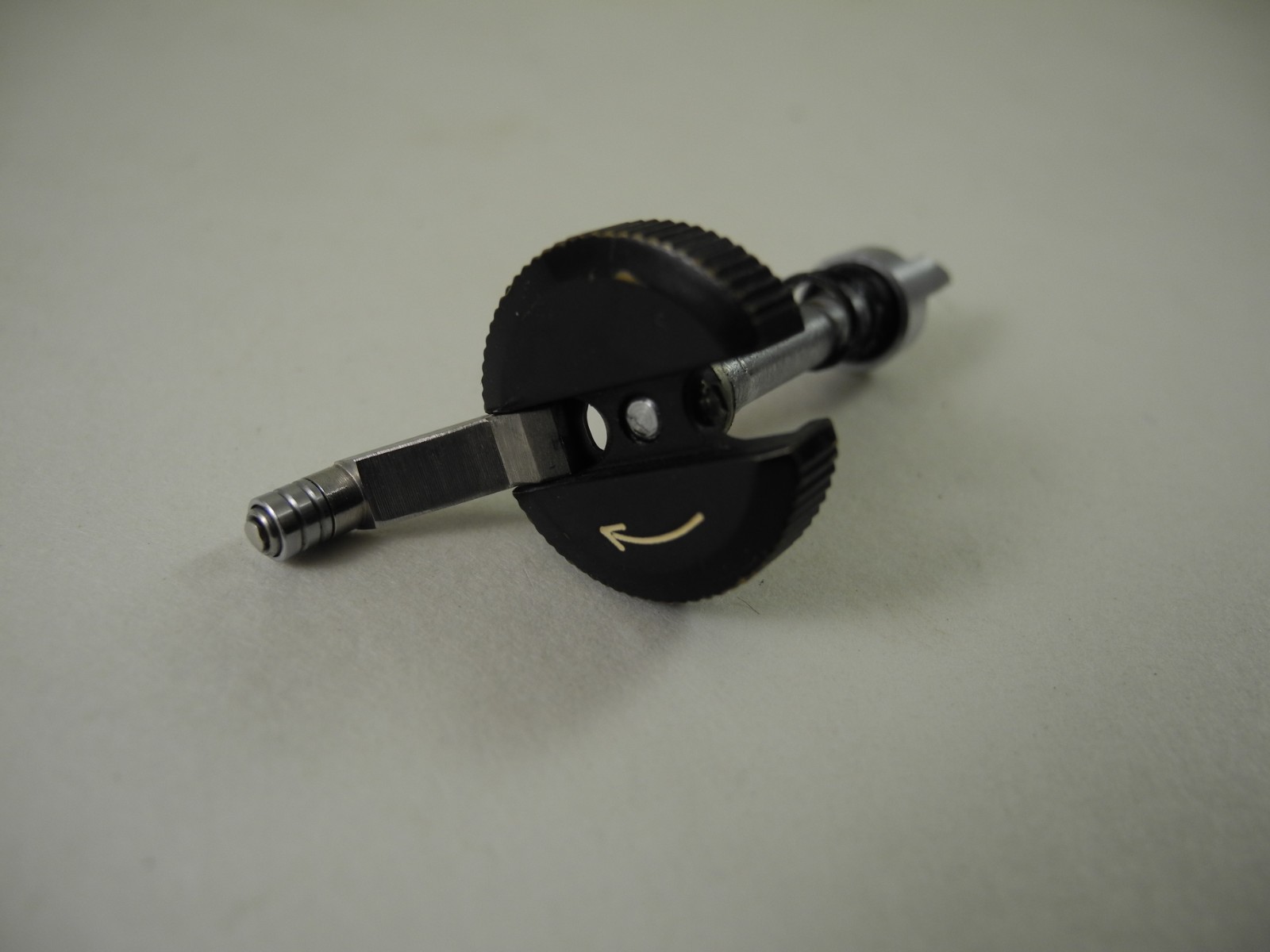 NIKON F BLACK PAINT REWIND CRANK W/SHAFT WASHER SPRING PERFECT WORKING CONDITION
