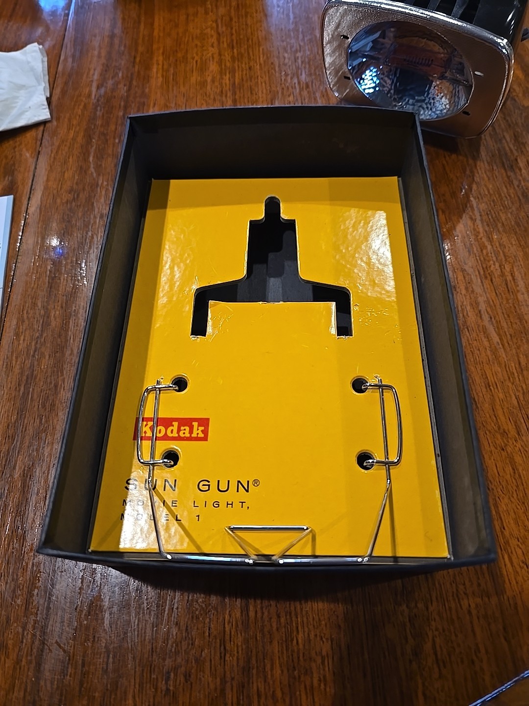 Vintage Kodak Sun Gun Movie Light Model 1 No. D371 Tested Original Box