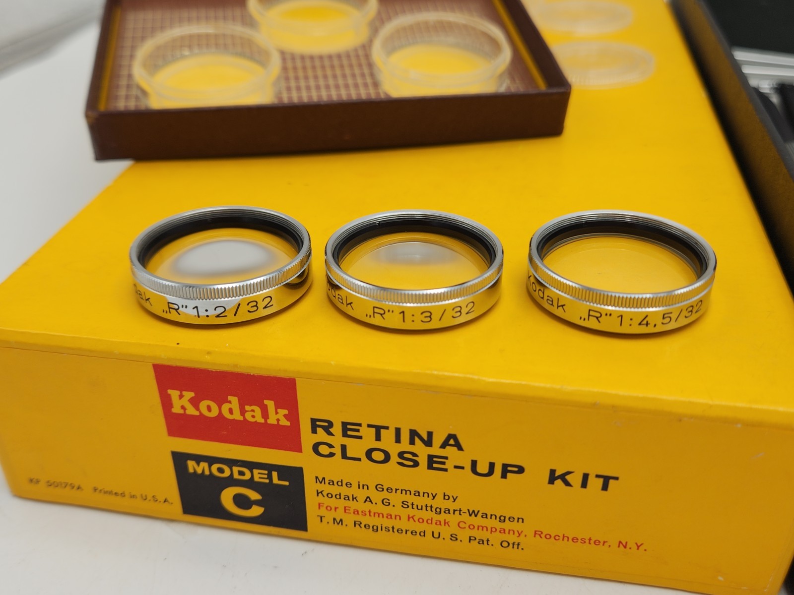 Kodak Retina Close-Up Kit w/ F2 32, F3 32, F4.5 32 Filters Camera Macro w/ Box