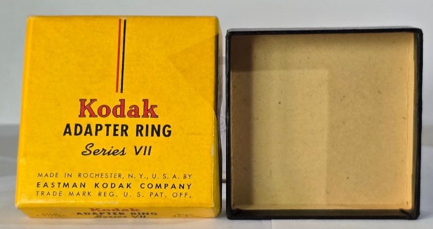 Kodak Vintage Boxes Series VI Lens Hood and Series VII Adapter Ring