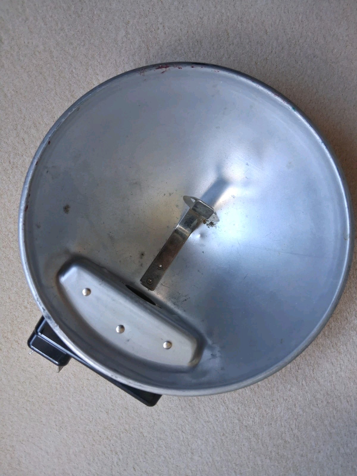 Vintage Photography Equip. Flash Reflector & Bulbs Mid-century Super 8? Untested