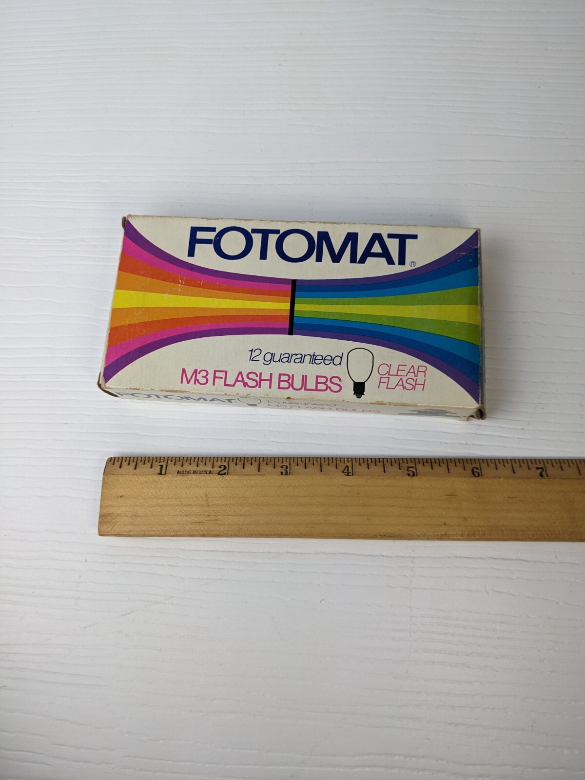 Fotomat M3 Flashbulbs Blue Flash (6 Bulbs left in Package) Vintage