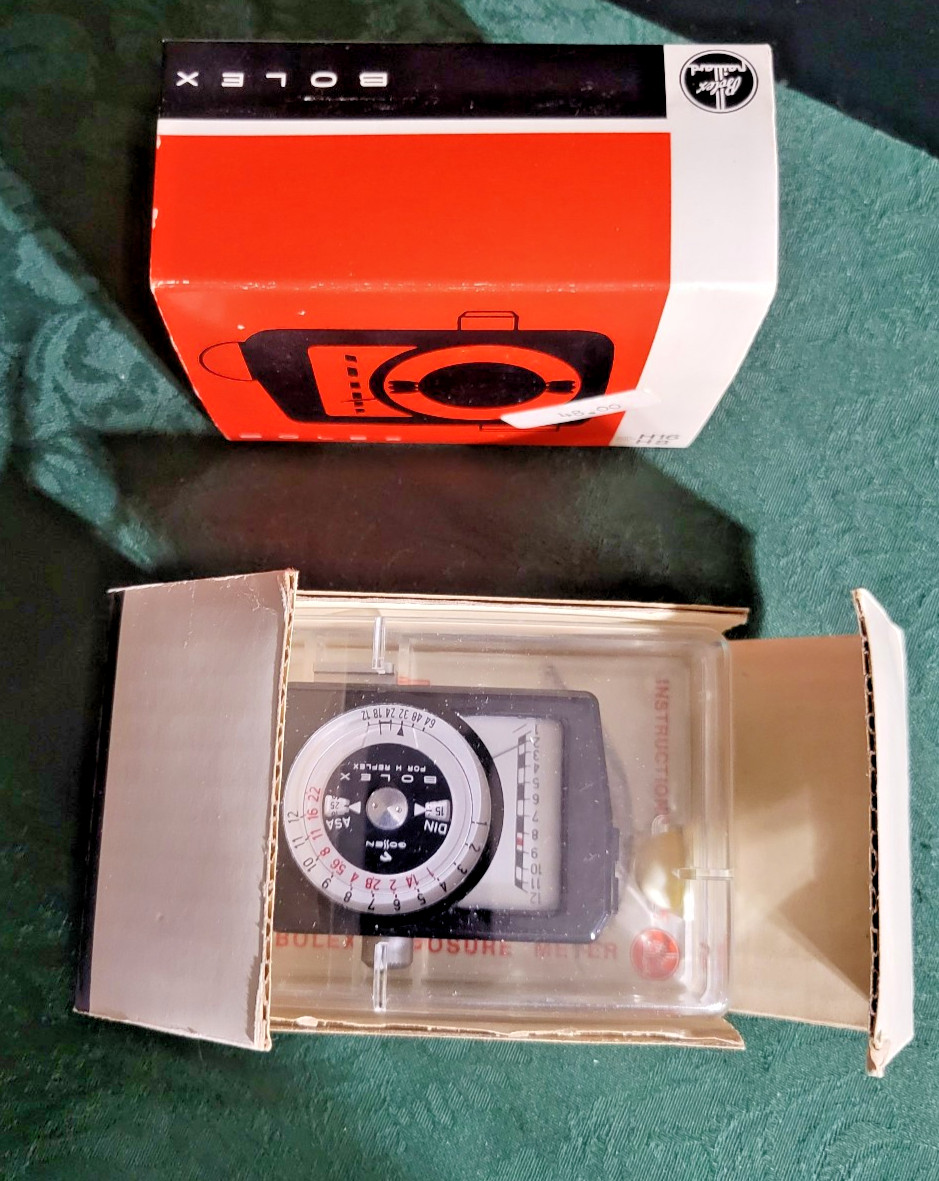 Gossen Bolex Paillard Exposure Light Meter -for H8 H16 Reflex Camera NewOldStock