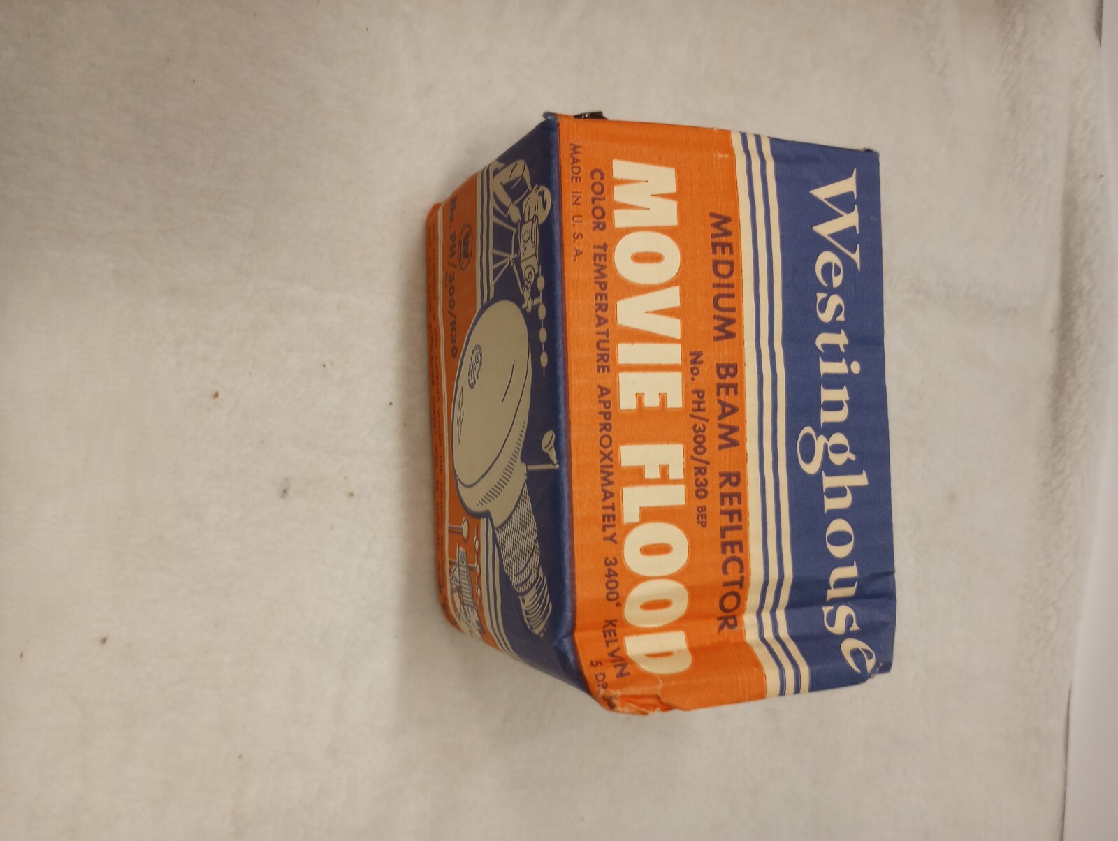 Vintage Acme Lite Mov E Lite Movie Light 4 Bulb Lighting Bar Works Original Bulb