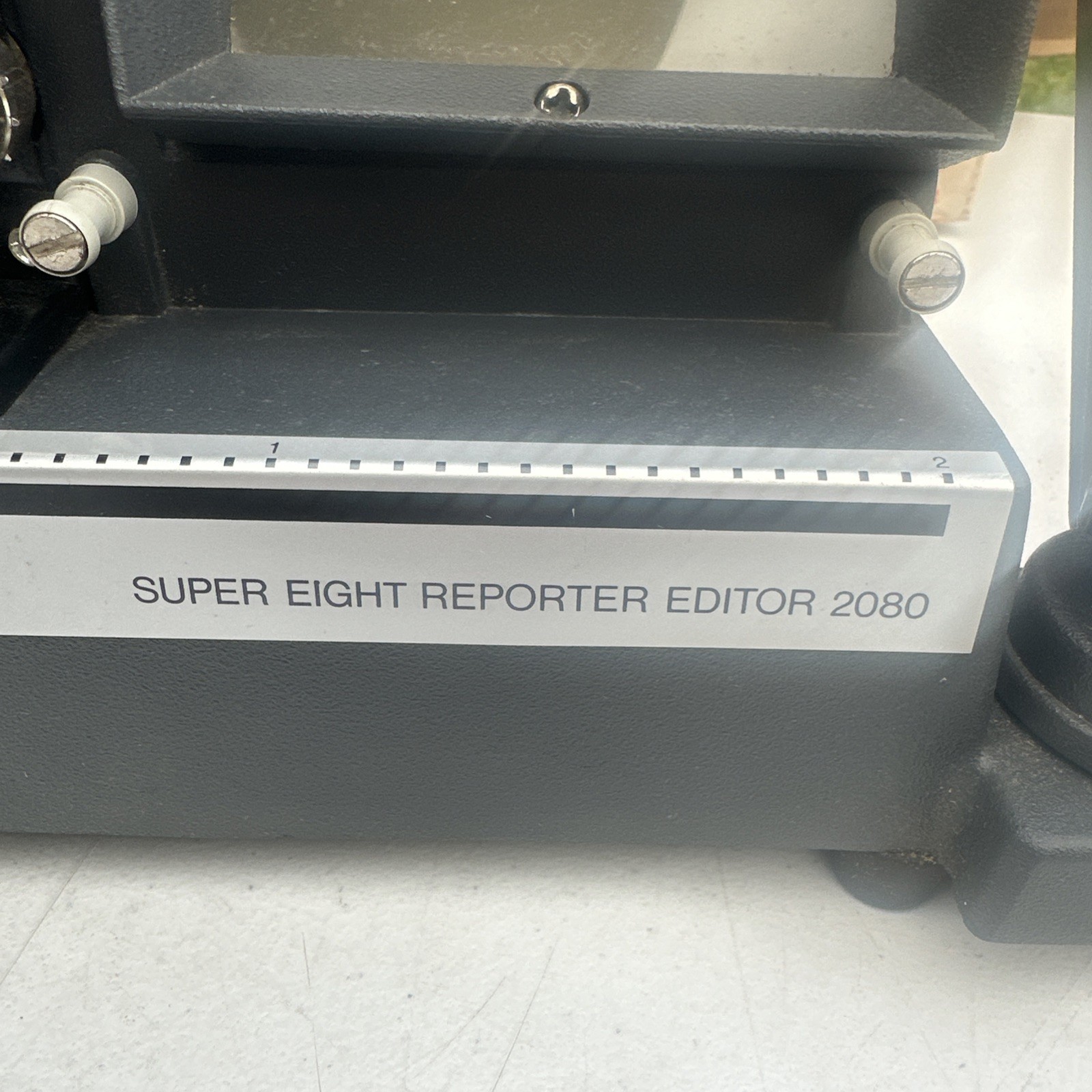 VTG Mansfield Super Eight Reporter Editor 2080 w/ Splicer Box WORKS Film Cinema
