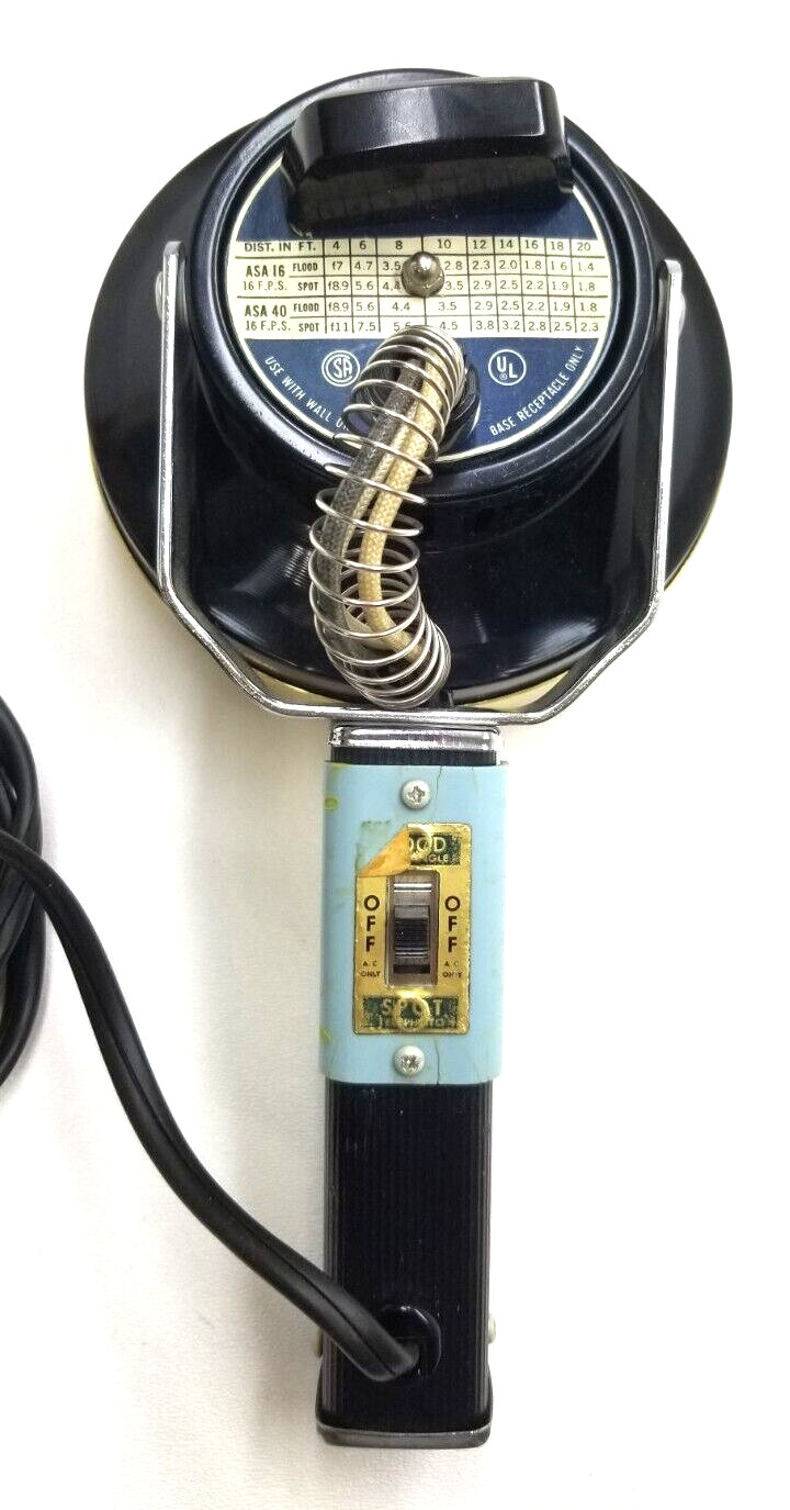 Vintage Sylvania PRO HI/LO ZOOMLITE Photographic Research Equipment Spotlight