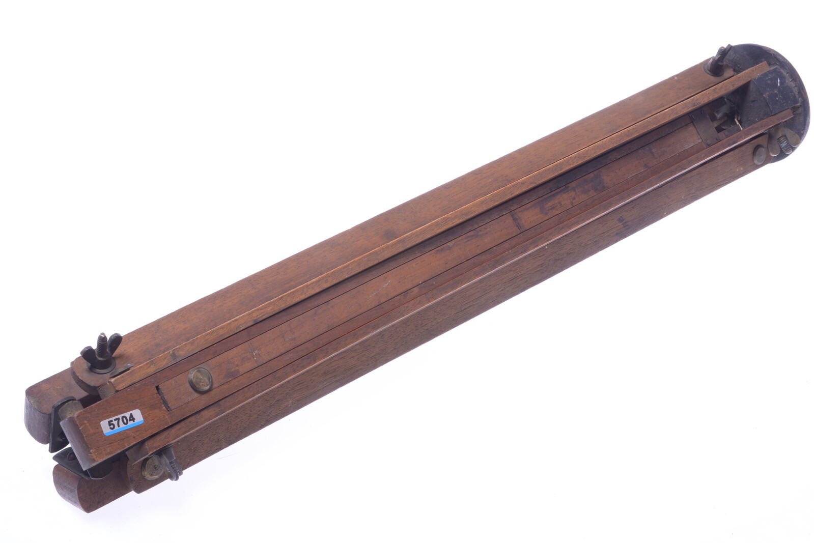 ✅ ANTIQUE WOOD TRIPOD 125CM, 49.21″ GLASS PLATE 9x12cm LARGE FORMAT FIELD CAMERA