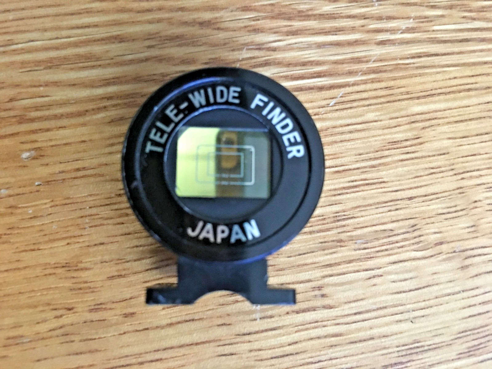 Tele-Wide Finder Cold Shoe Mounted For 35mm Vintage Film Camera