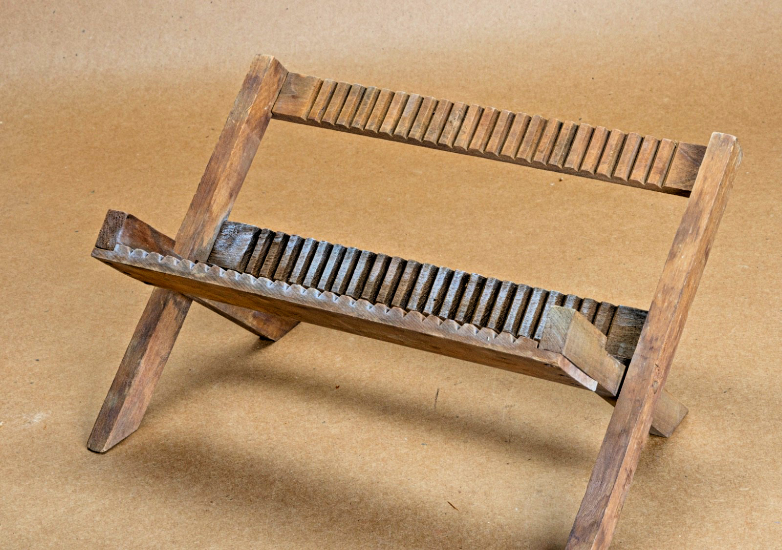 ✅ WET GLASS PLATE -ANTIQUE WOOD DRYING RACK