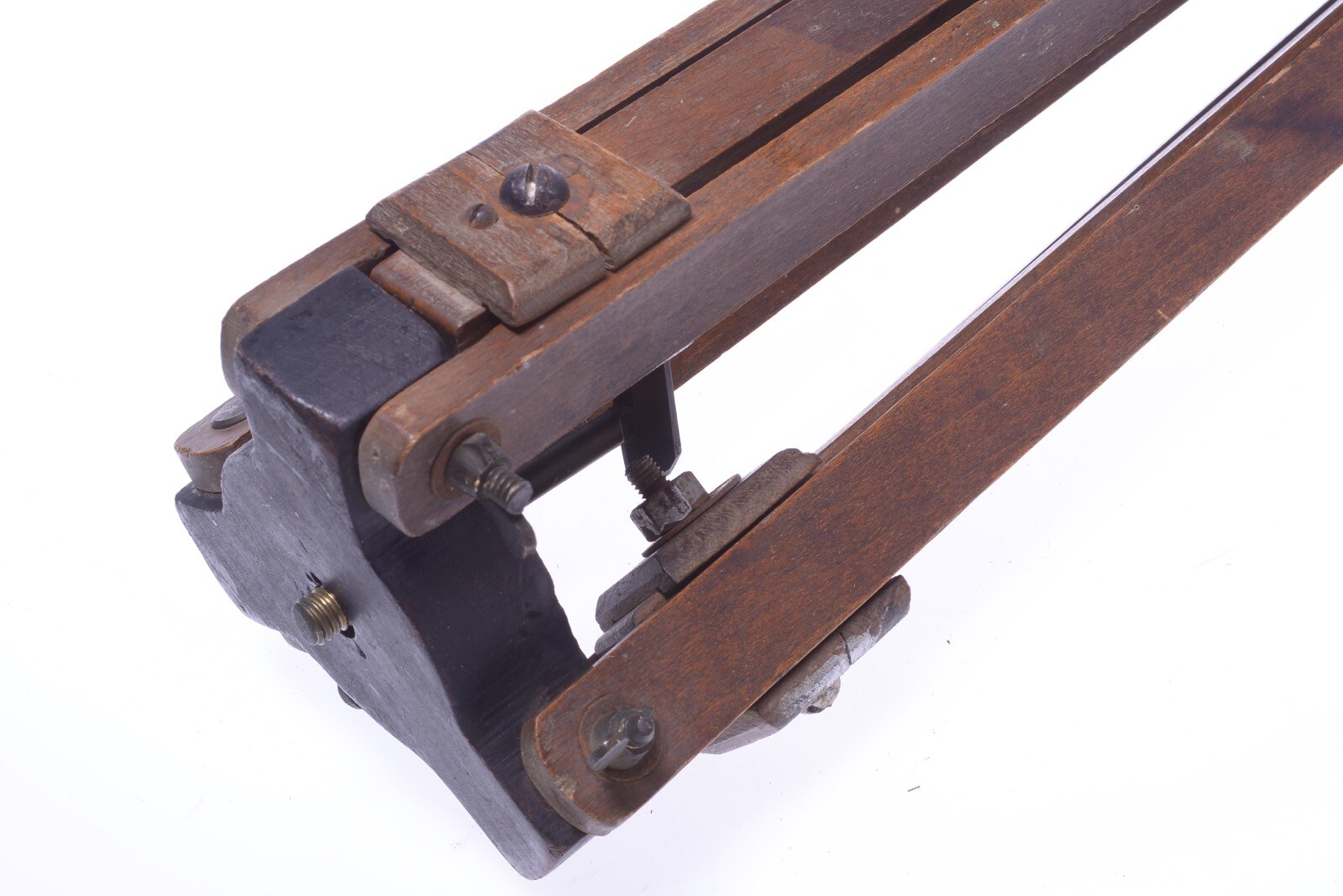 ✅ ANTIQUE WOOD TRIPOD 132CM 51.96″ GLASS PLATE LARGE FORMAT FIELD VIEW CAMERA