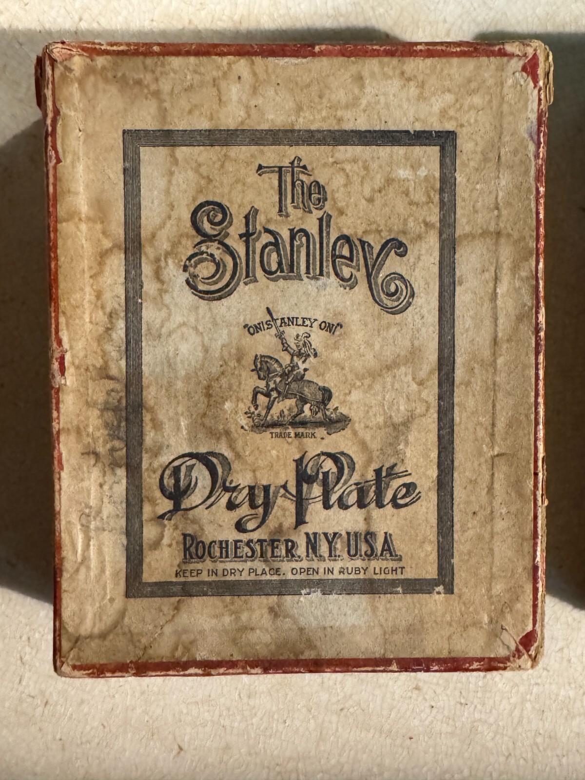 Glass Dry Plate in Original Boxes Stanley & Standard Rochester