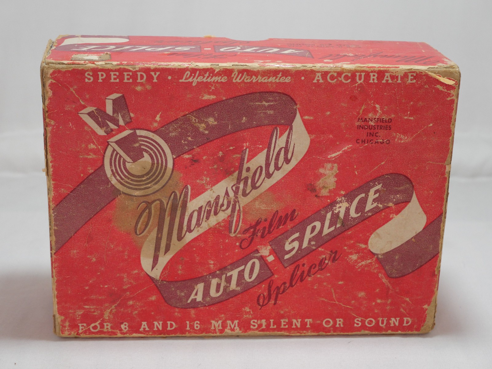 Mansfield 8mm & 16mm Auto-Splice Film Splicer Vintage