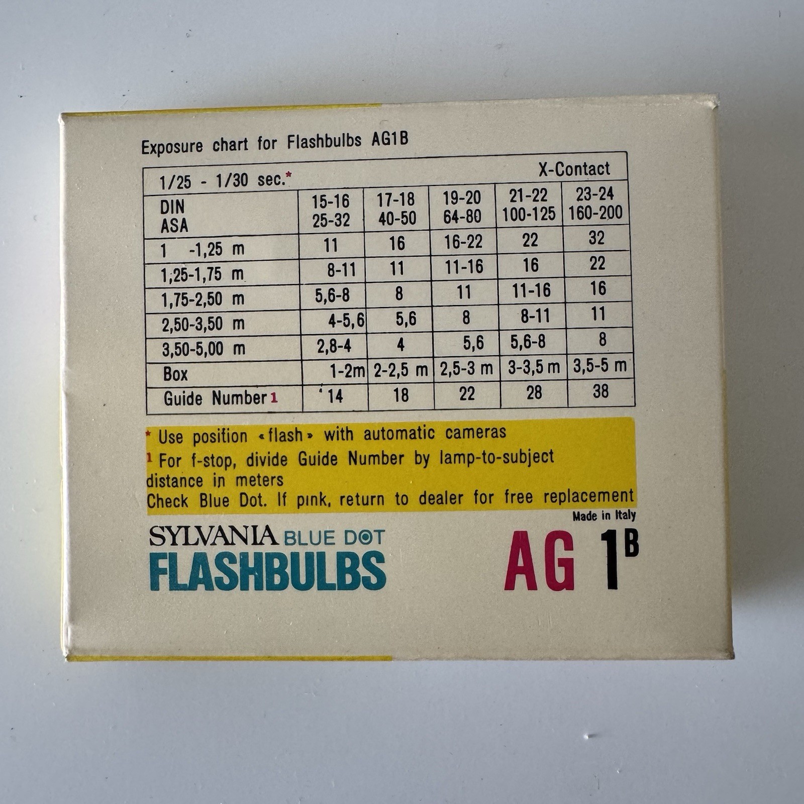 Vintage Sylvania Blue Dot AG1 AG1B Flashbulbs Camera Flash Bulbs Lot w/ Boxes