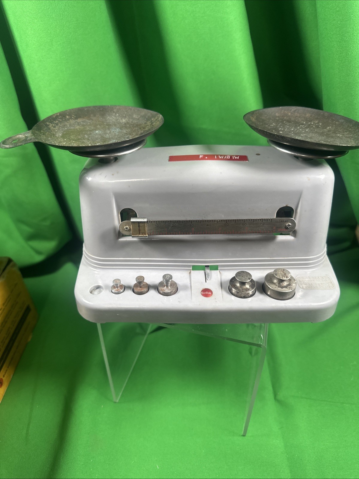 Vintage KODAK Chemical Scales USA made
