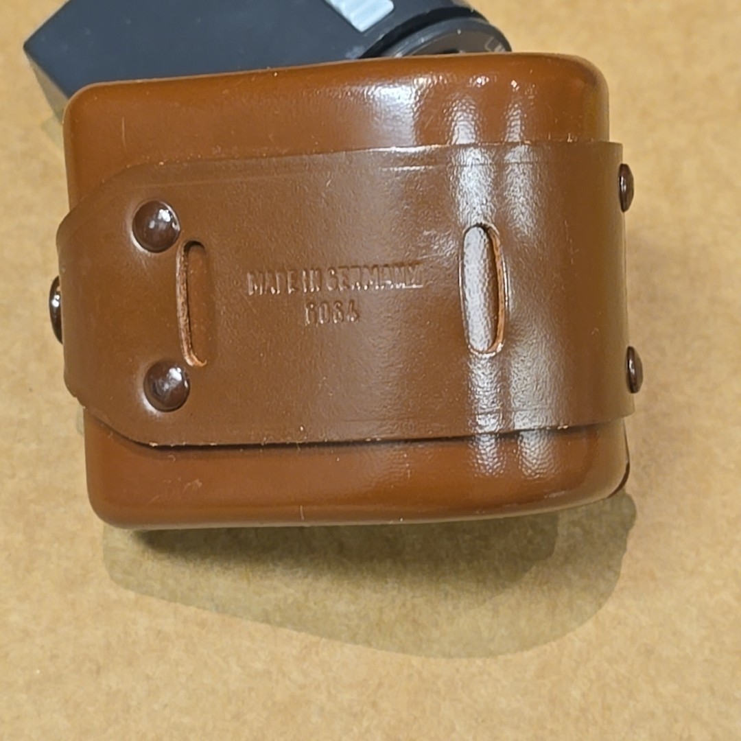 1950s Agfa Tully Fan Flash with Original Case Vintage Camera Accessory