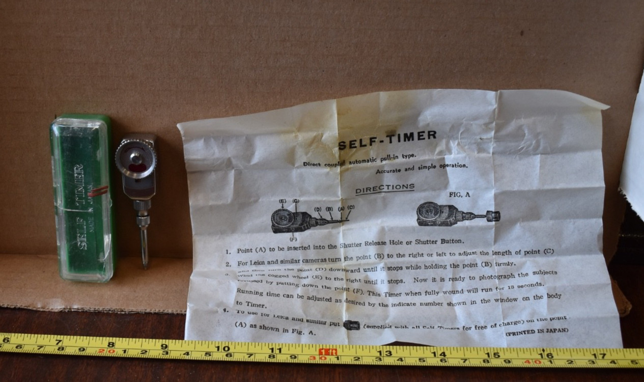 Vintage Camera/Shutter Self Timer Made in Japan 18 Second Count Works For Leica
