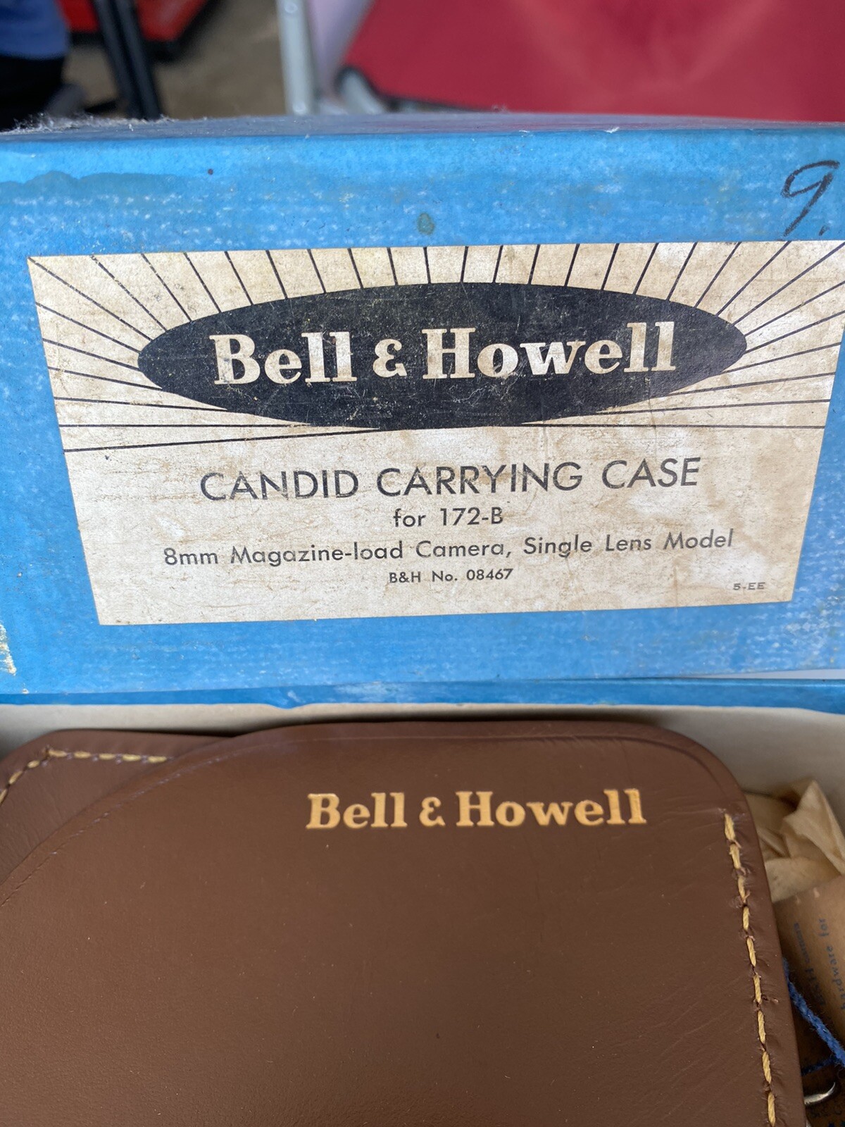 Vintage Bell & Howell Candid Carrying Case For 172-B Camera 08467 NOS