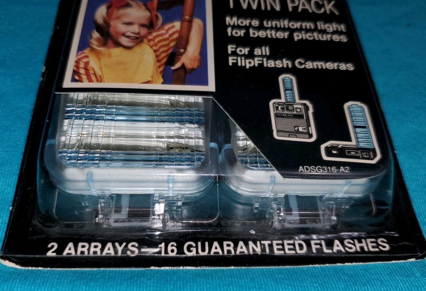 Vintage GE Flip Flash II 2 Twin Pack Flash Packs for FlipFlash Cameras NOS 3 Pks