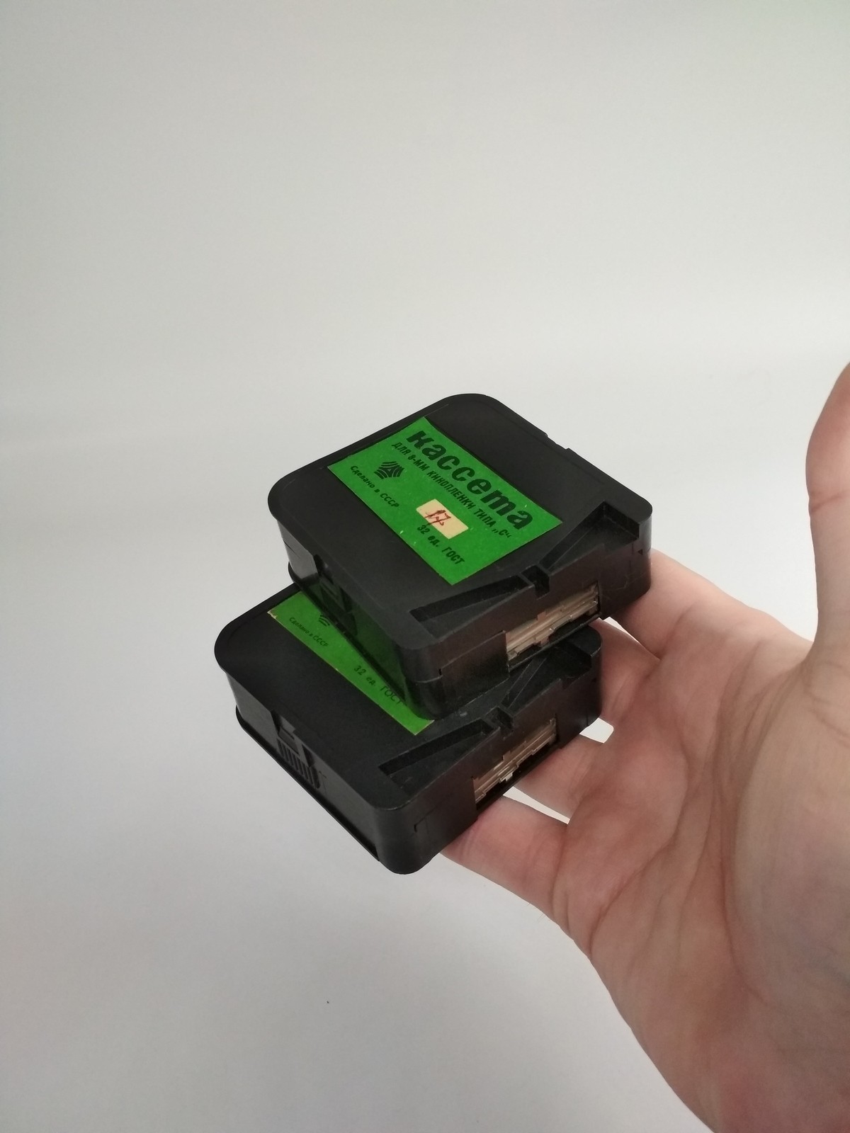 2 Reloadable reusable cassette Super 8, KS-8, for cine movie 8mm film, *1296