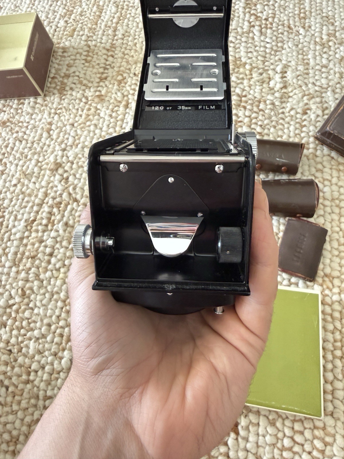 Yashica 635 Dual Format 120 35mm TLR Camera With Lenses