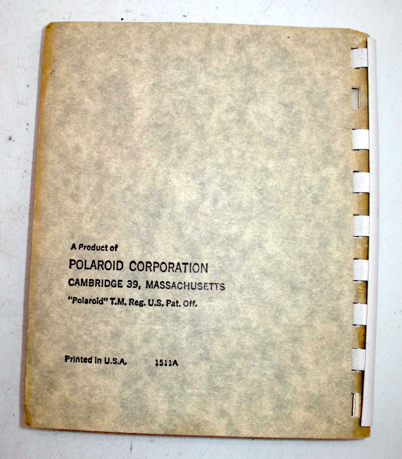 *VINTAGE* POLAROID LAND PICTURE ALBUM, #1511A – GREAT COND