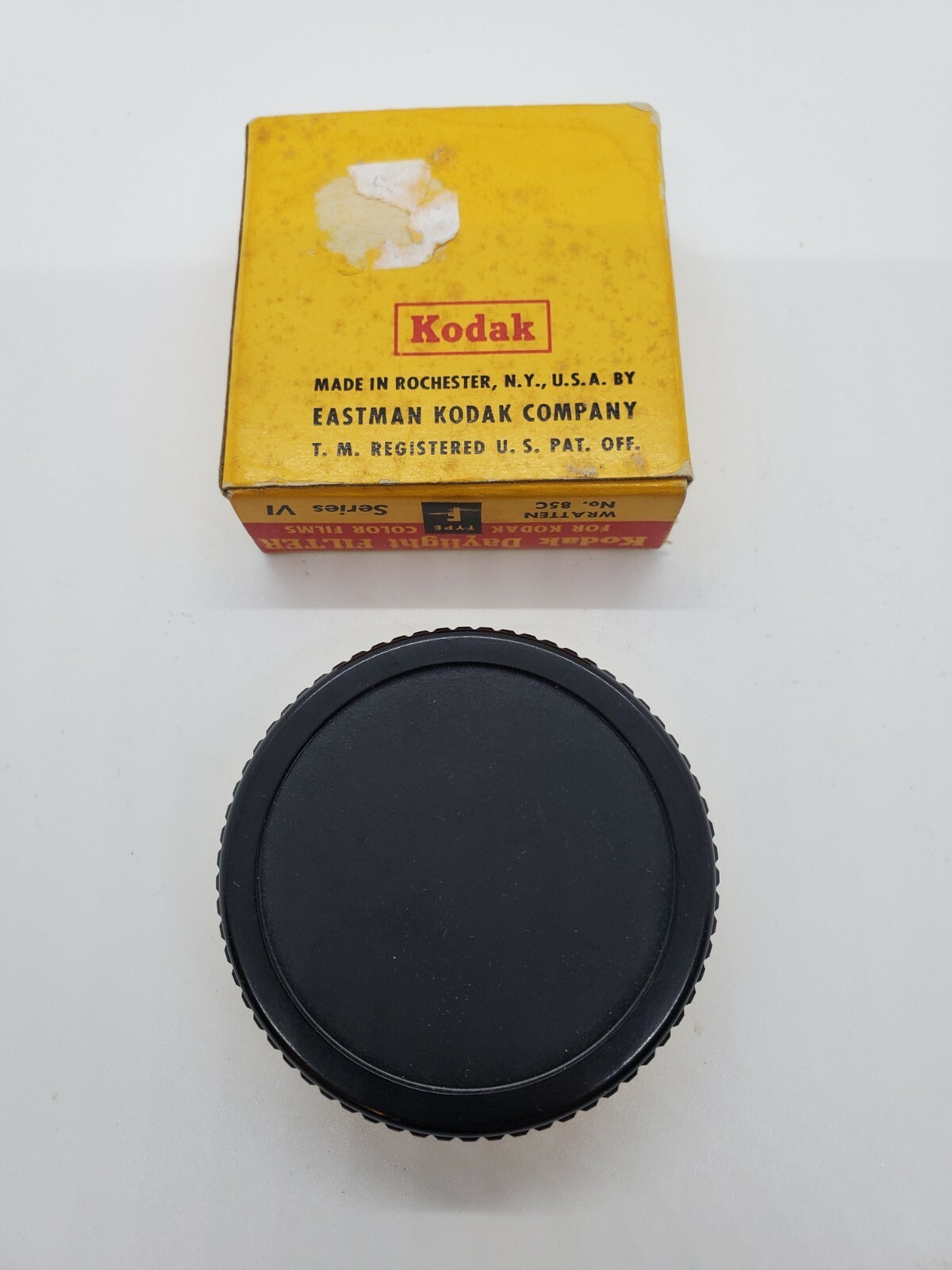 Vintage Kodak Series VI Daylight Filter for Color Films Type F #85C Wratten