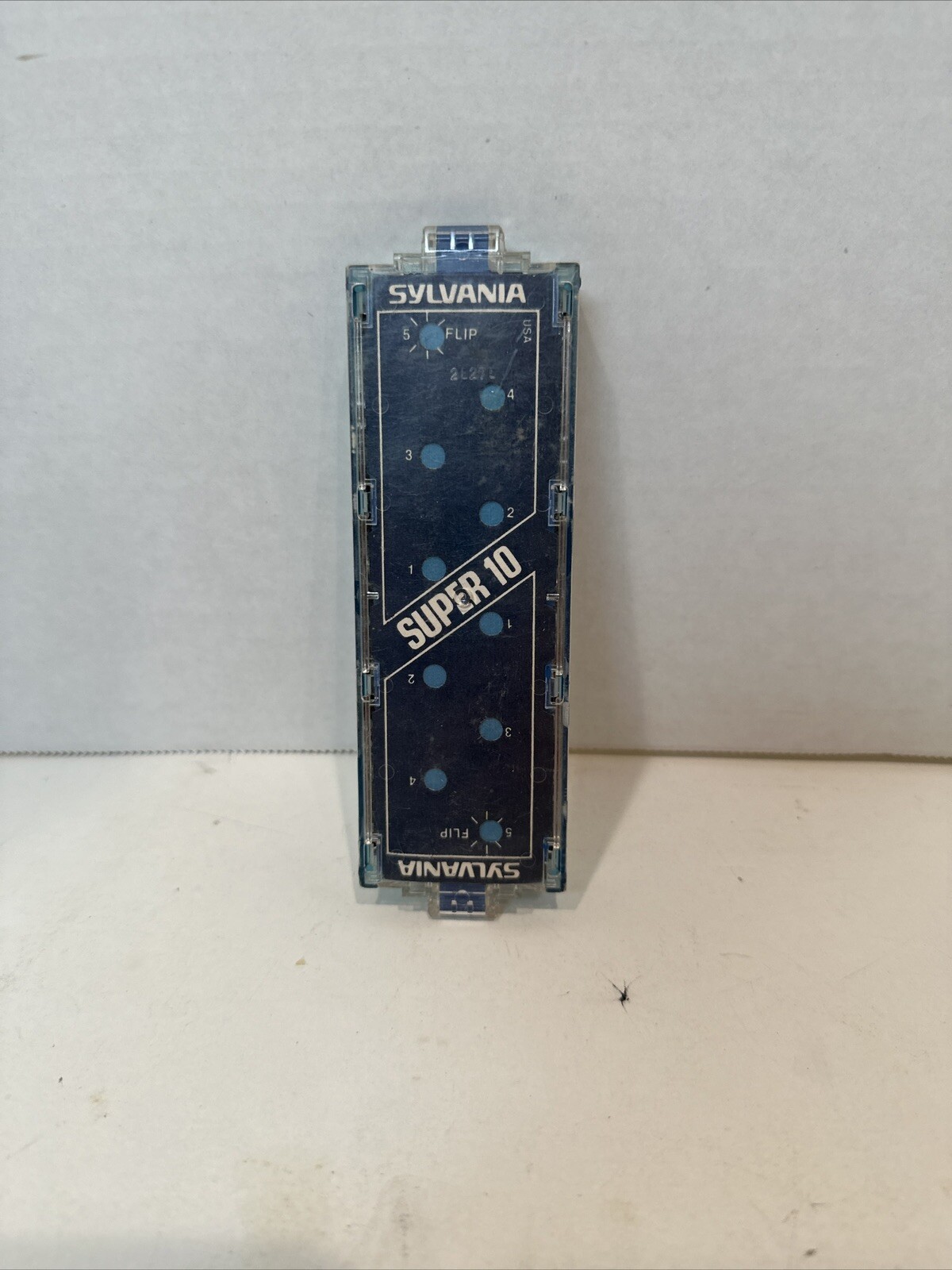 Sylvania Blue Dot Flip Flash Super 10 Flashes For Flipflash Cameras Vintage.