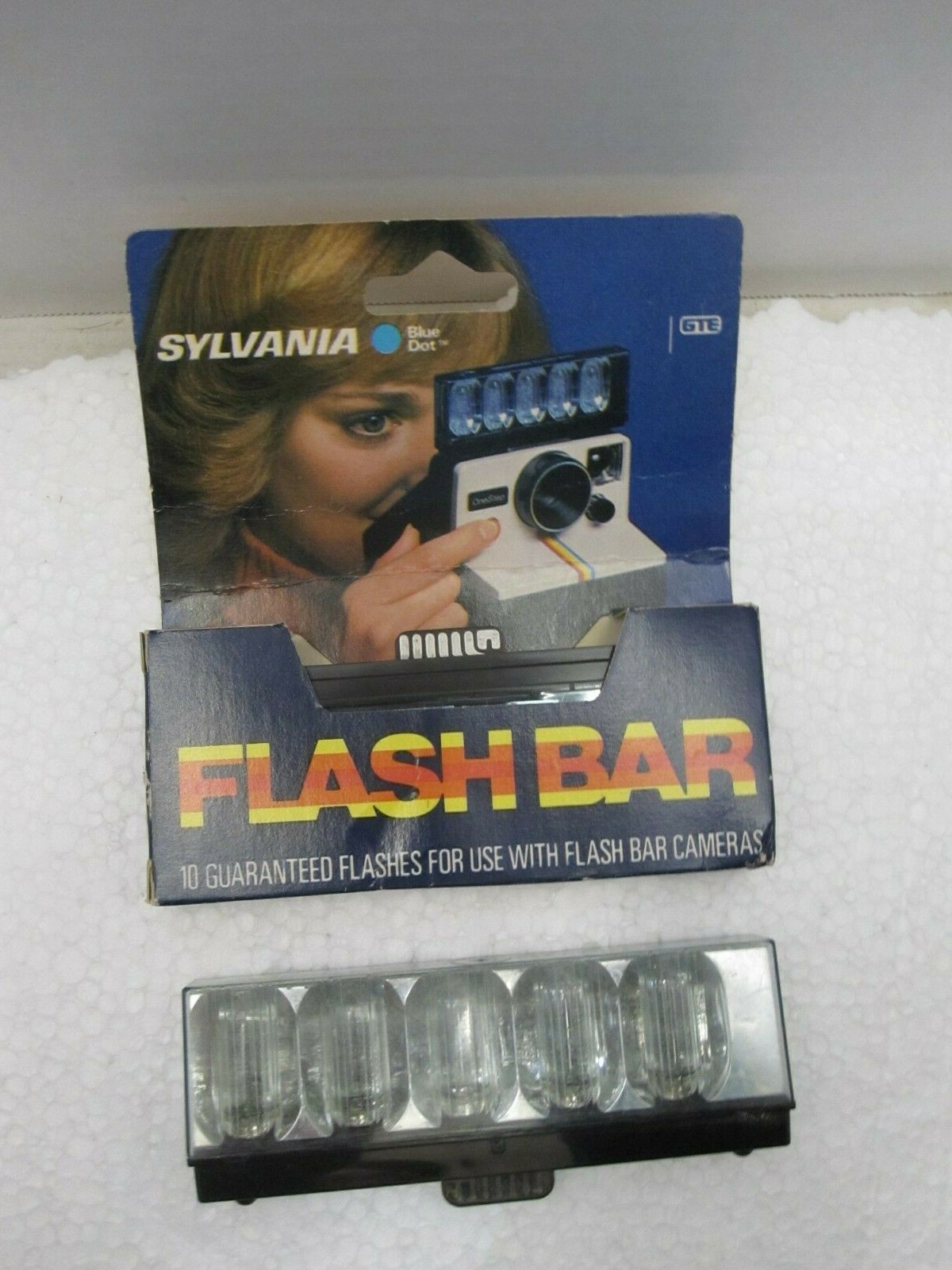 Sylvania Blue Dot FLASH BAR 10 Flashes & GE FLASH BAR II 9 Flashes