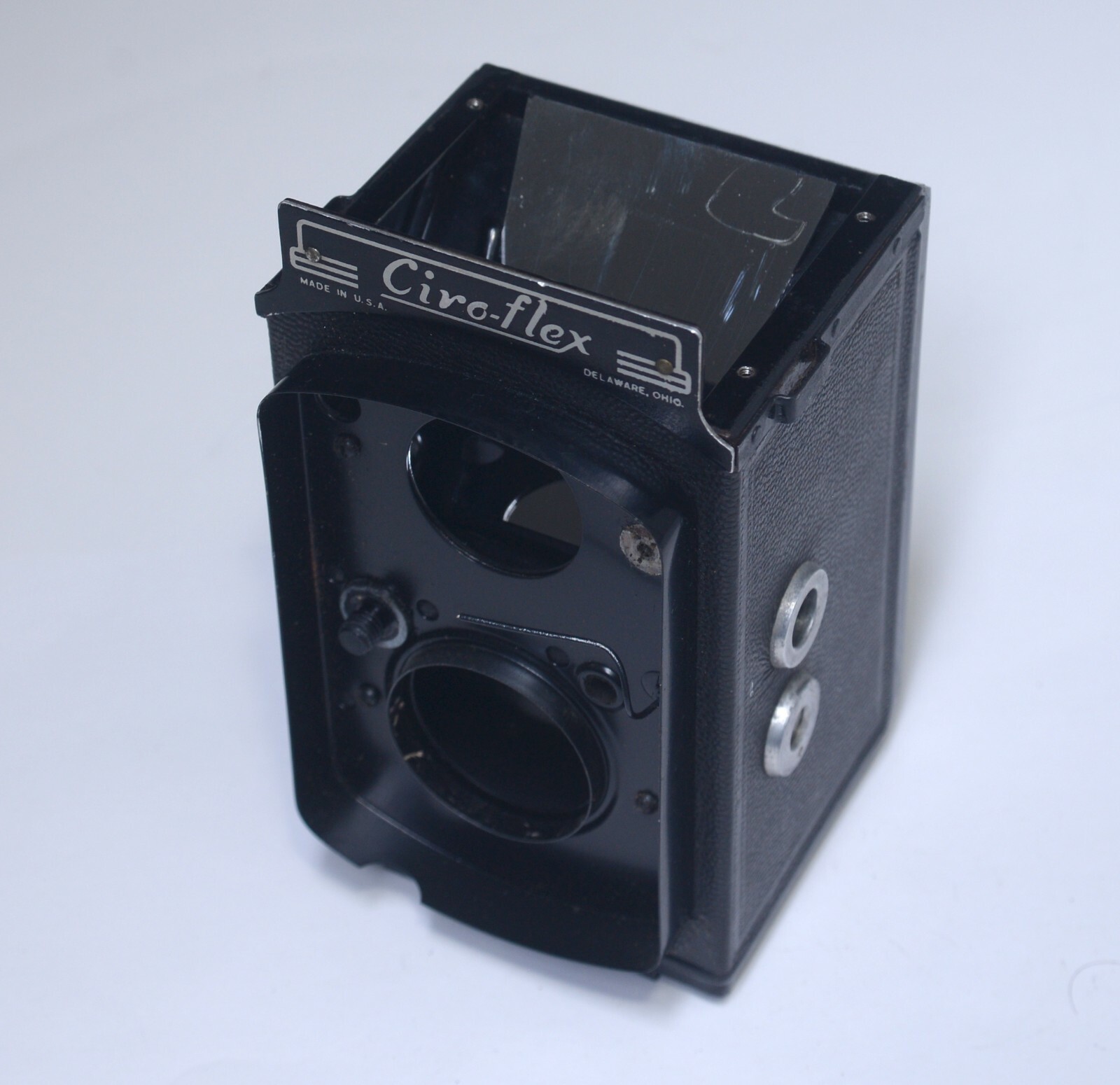 Ciro Flex Body Case Frame Mirror Vintage TLR Film Camera Parts USA