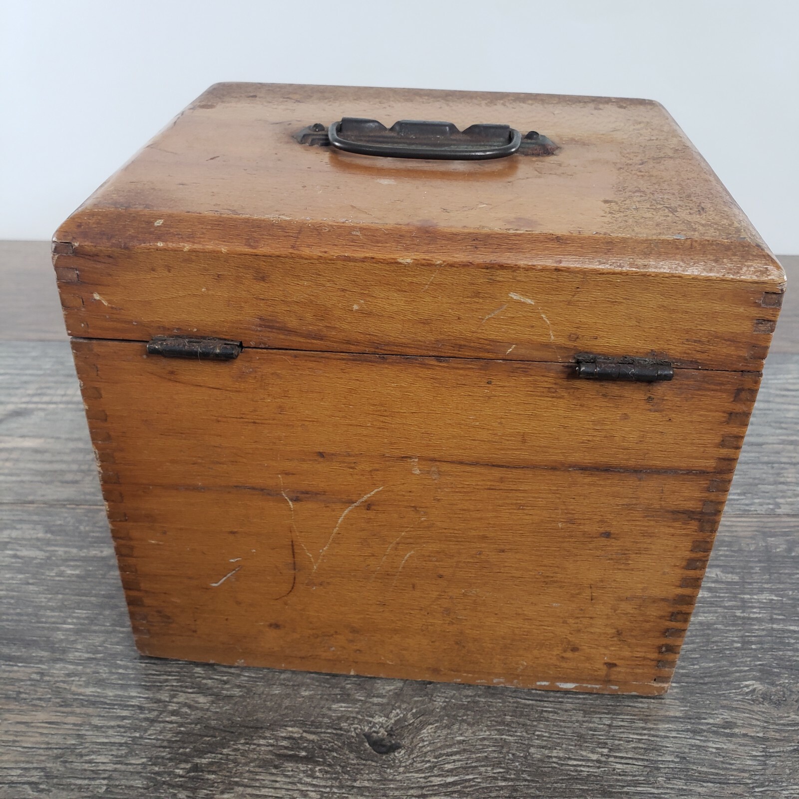 NEGA FILE 8 MM Lot Castle Film Reel to Reel Tins Genuine Wood Box Case Vintage