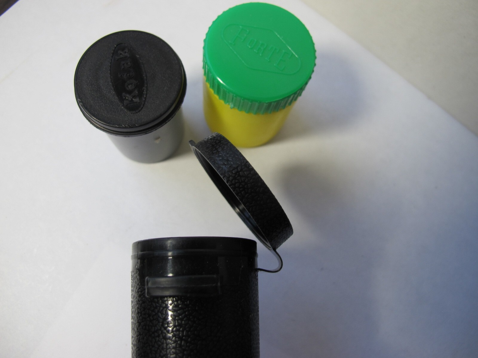 3 x RARE & UNIQUE Vintage 35mm Film Canisters (not metal)