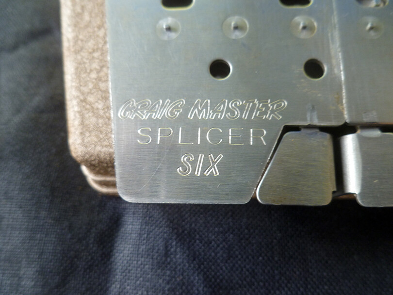 ~ vintage Craig MASTER SIX SPLICER ~ Model S-6 ~ 8mm, Super 8 & 16mm ~ FILM