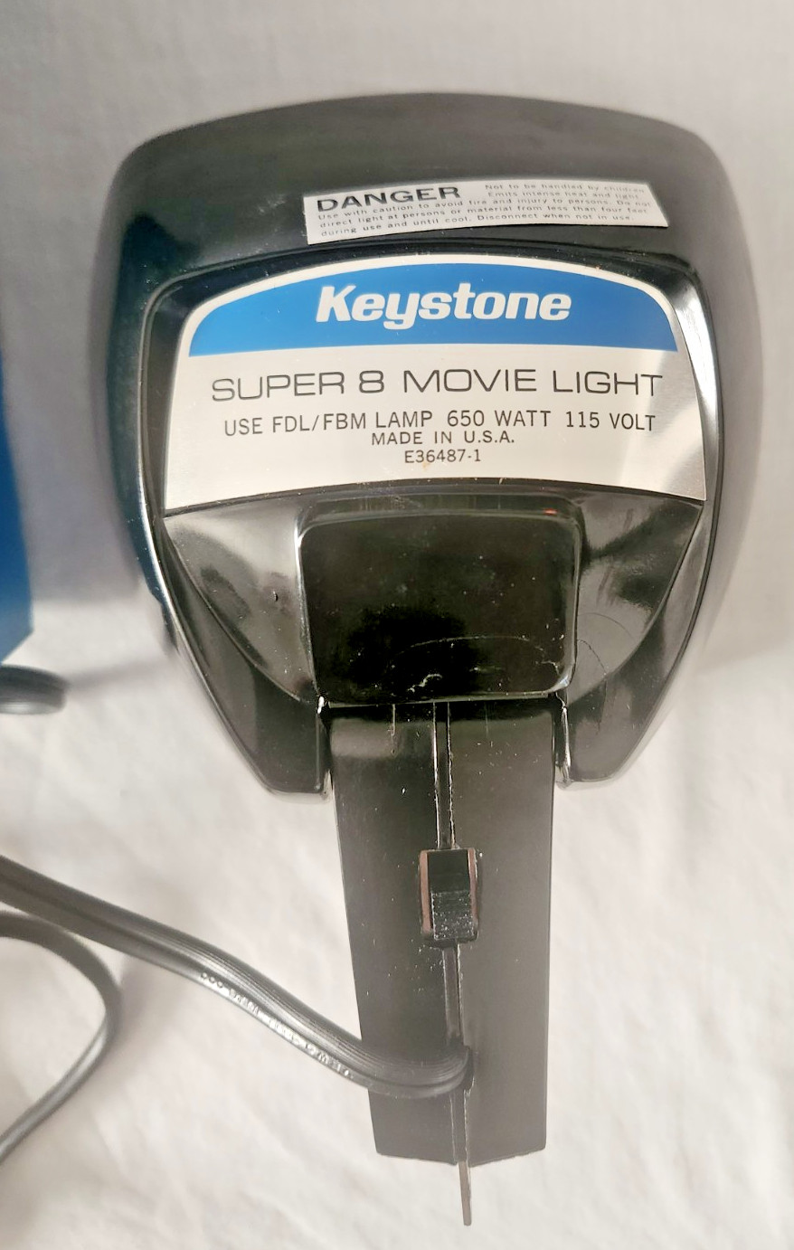 Vintage Keystone Sealed Beam Movie Light/Model 333 For All Super 8 Movie Cameras