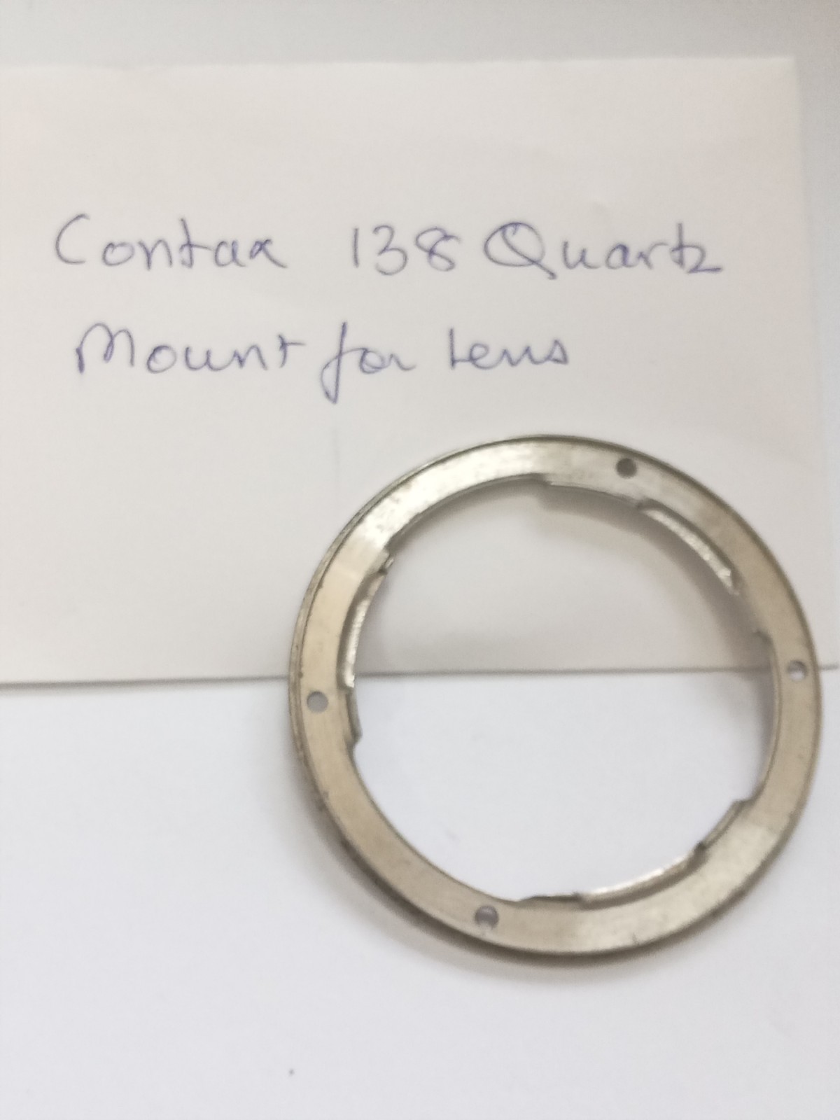 Contax 138 Quartz Lens Mount Original Used Spare Part