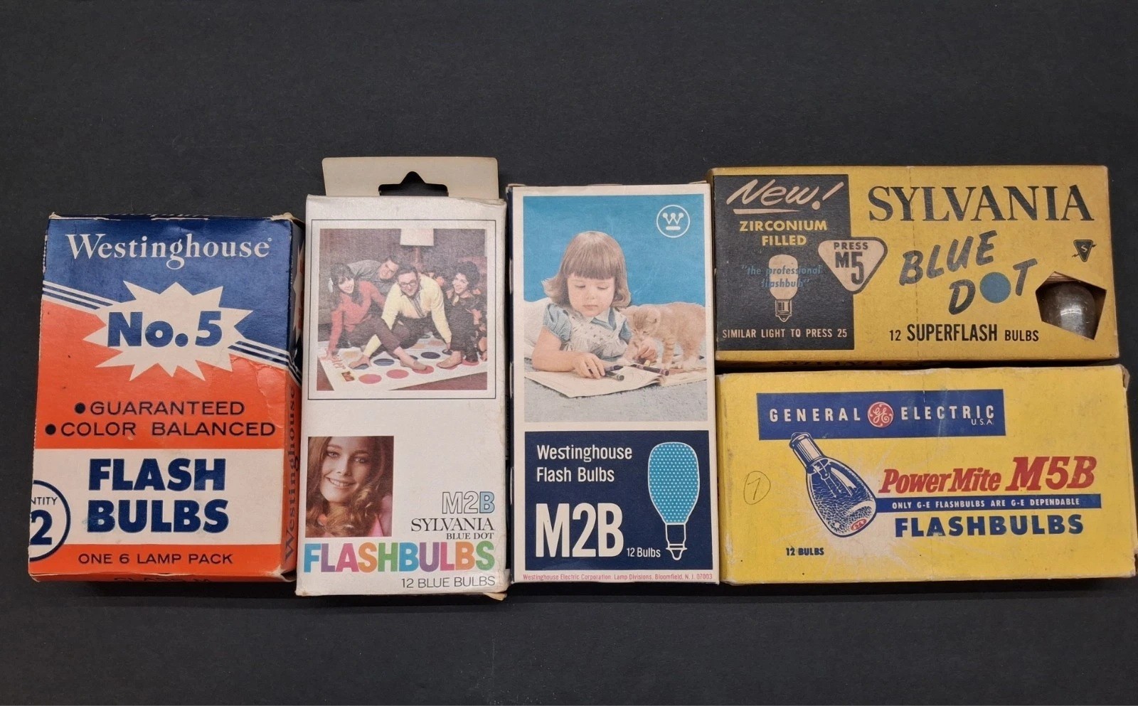 Vintage 50s 60s Camera Flash Bulb Lot – Westinghouse Sylvania General Electric